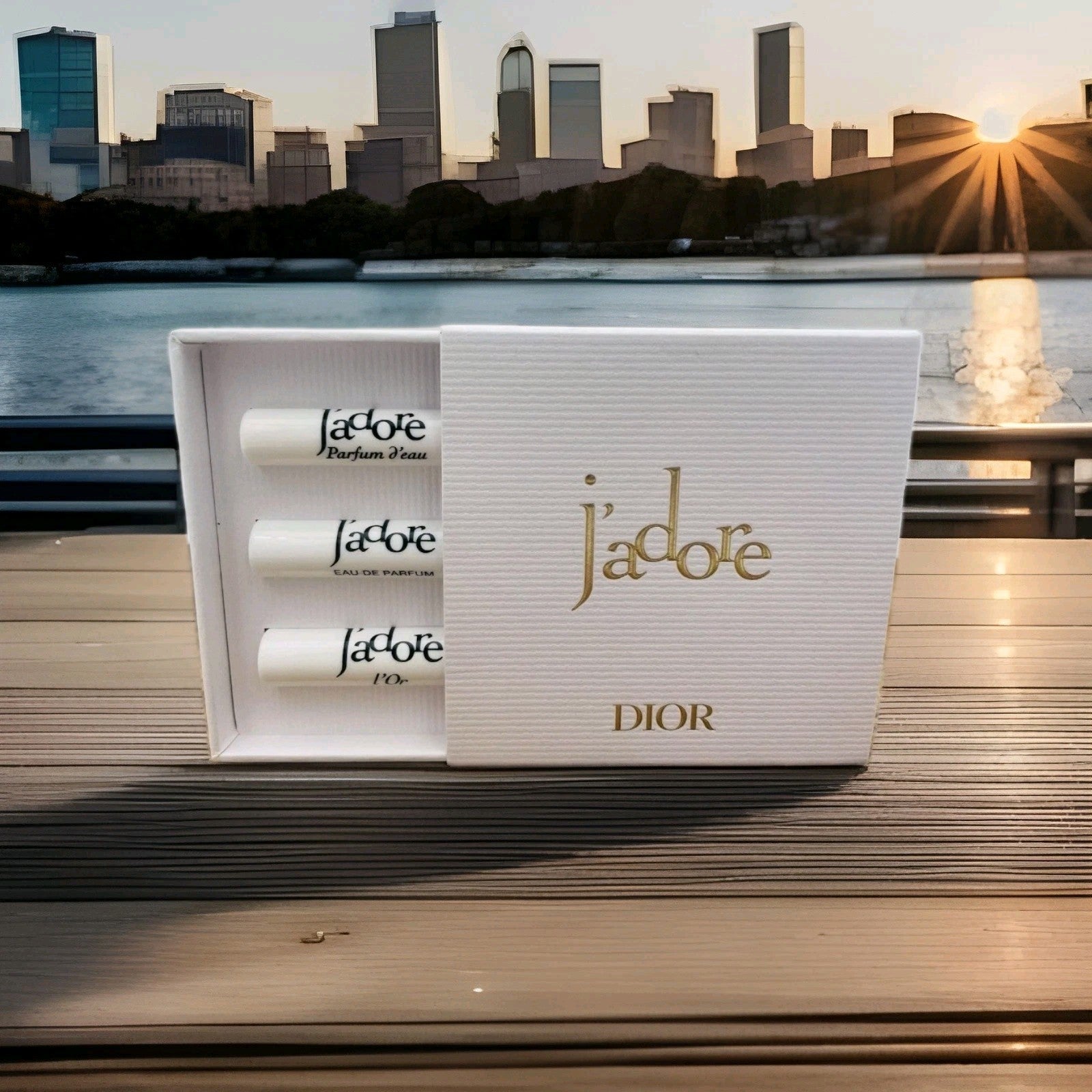 Dior J'Adore Parfum D'Eau Eau de Parfum 3 Mini/Sampler Spray Novelty In Box0