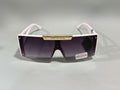 New Original TRUE RELIGION Square Sunglasses Mirrored Gold White TR56852XK0