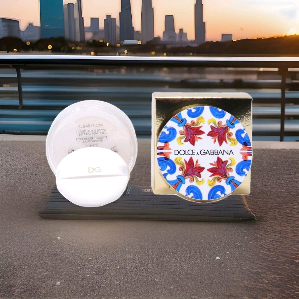 DOLCE & GABBANA SOLAR GLOW #1 CRYSTAL 10g .35oz TRANSLUCENT LOOSE SETTING POWDER1