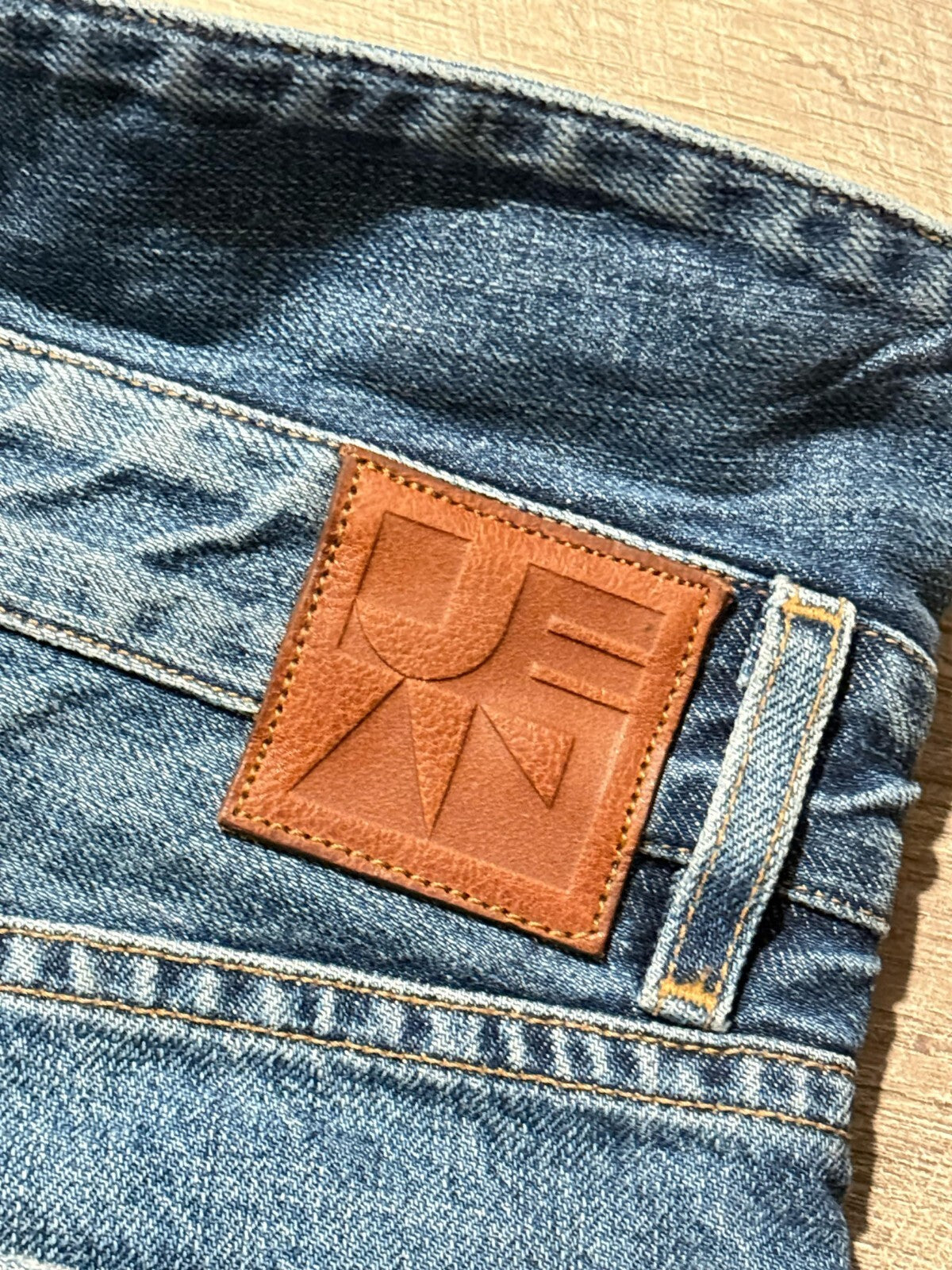 $395 Authentic JEAN ATELIER Flip Shorts In True Blue Barney's NEW YORK Size 263