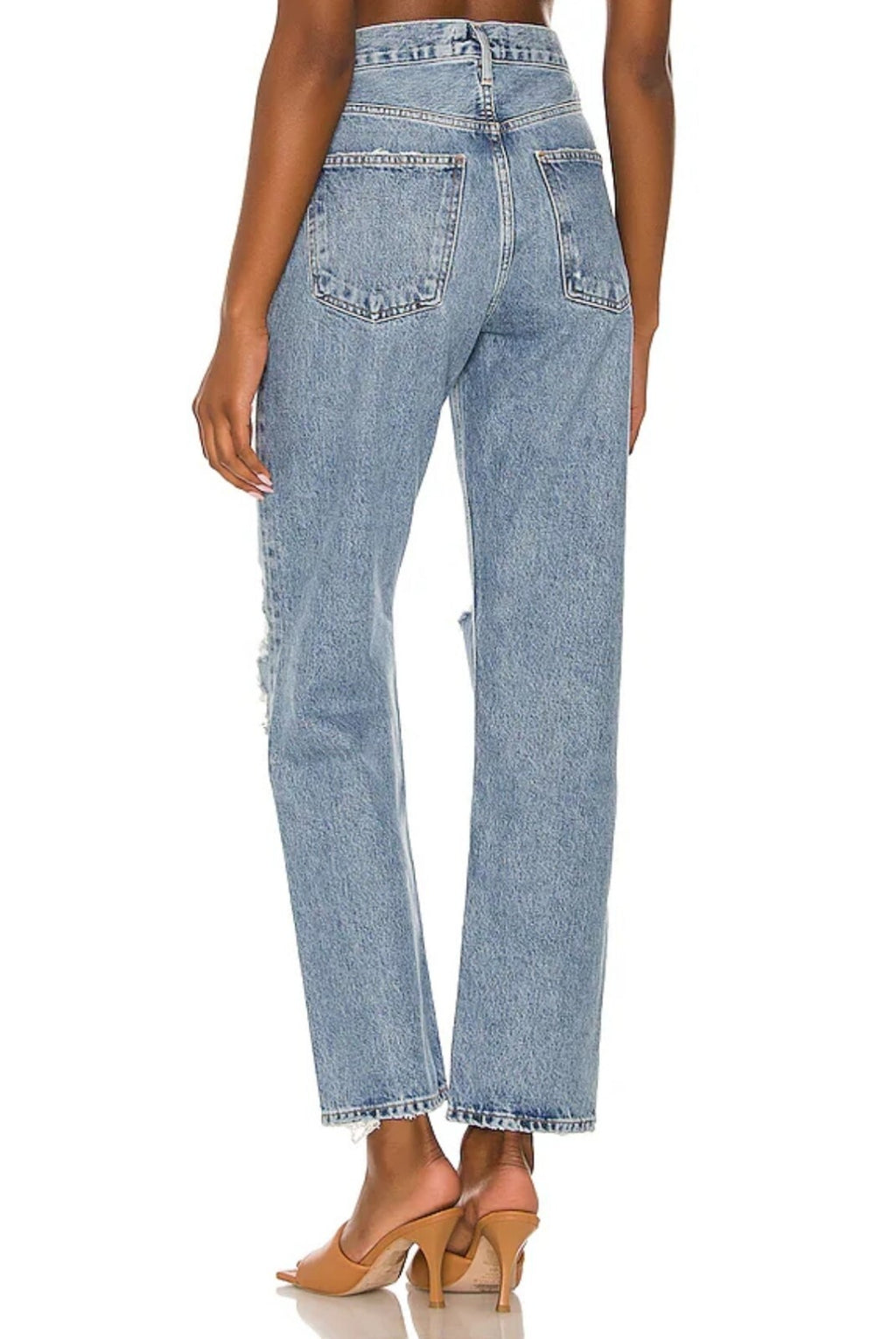 Agolde 90's Crop MID RISE LOOSE STRAIGHT Jeans Size 27 NWT  A173B-1206 Suspend 2