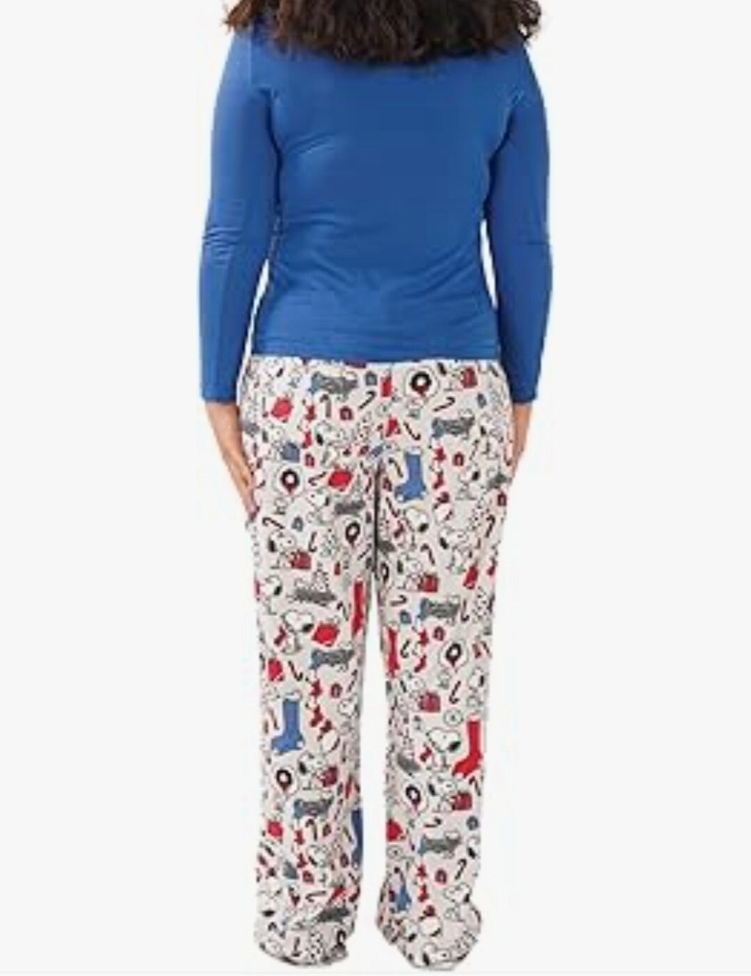 Munki Munki Nite Nite Womens Peanuts Snoopy Holiday Pajama SET SZ Small1