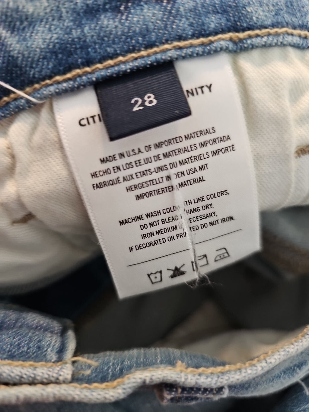 Citizens of Humanity Isola Cropped Boot Jeans SZ 28 IN Pixie Anthropologie NWOT6