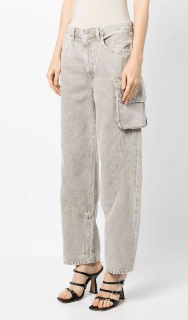 Agolde Cass Baggy Cargo Jeans In Farfetch Size 28 New W Defect -see Pic Sz 60