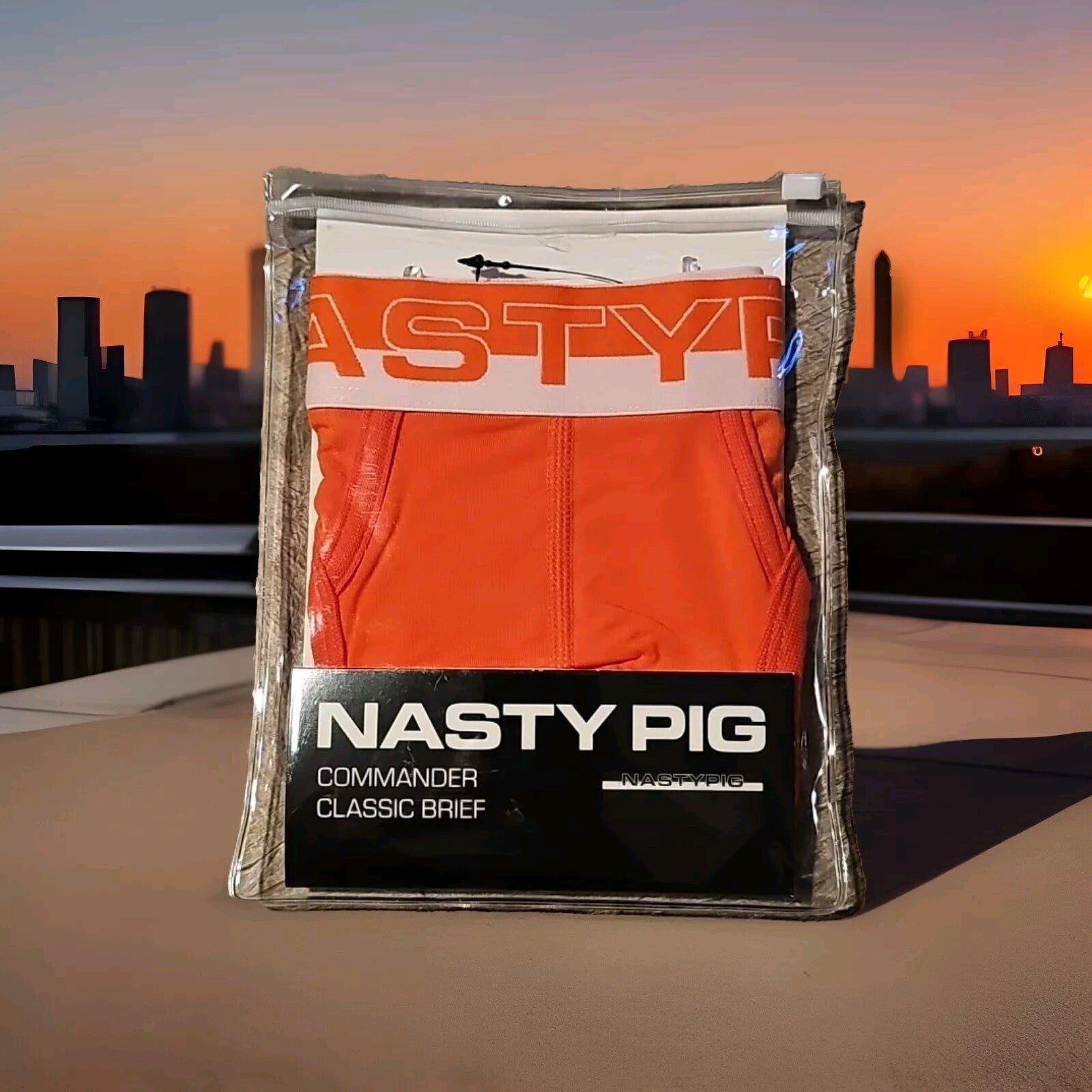NWT Nasty Pig Commander Classic Brief- Size SM Small GAY INTEREST  Coral0