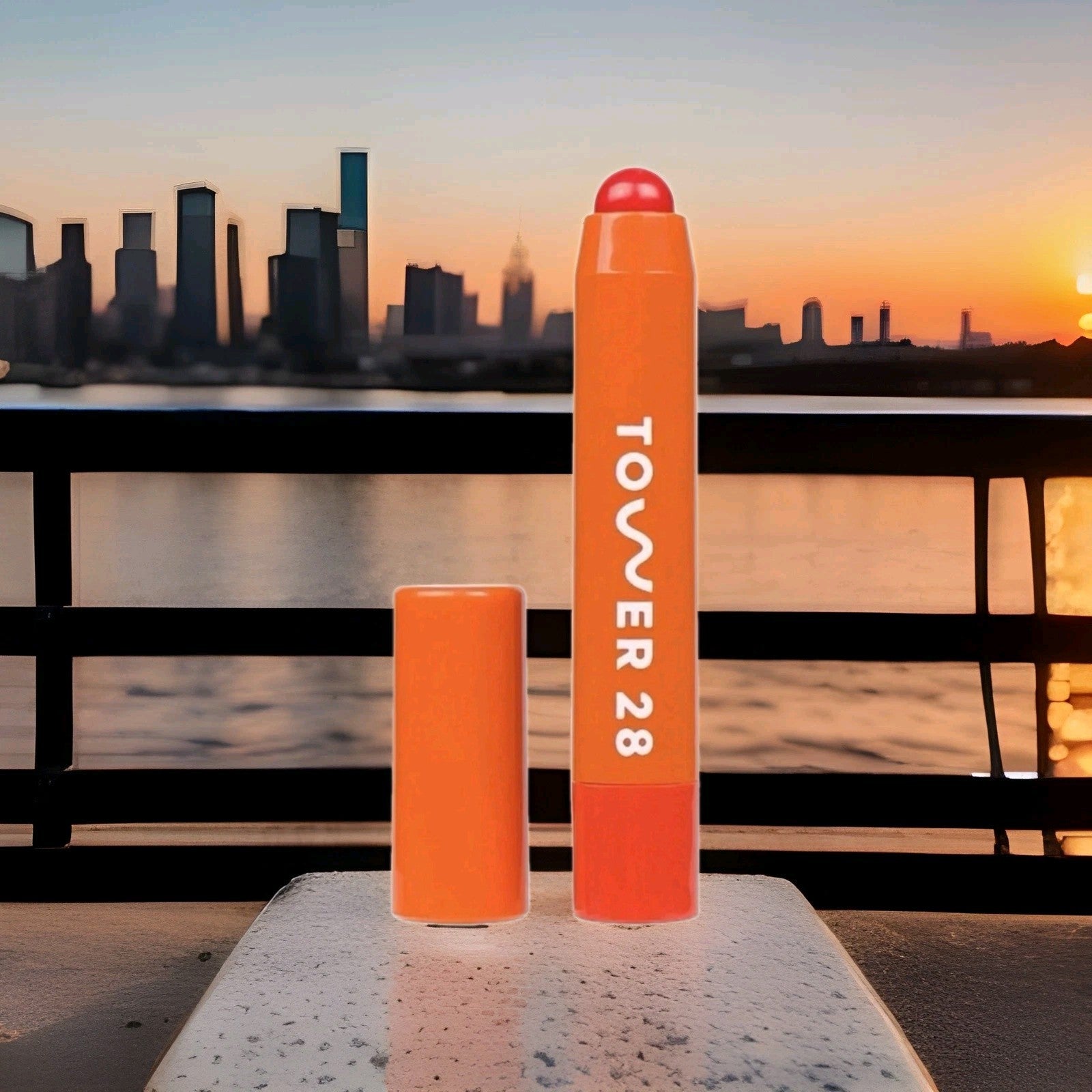 Tower 28 JuiceBalm Vegan Tinted Lip Balm Treatment Squeeze0