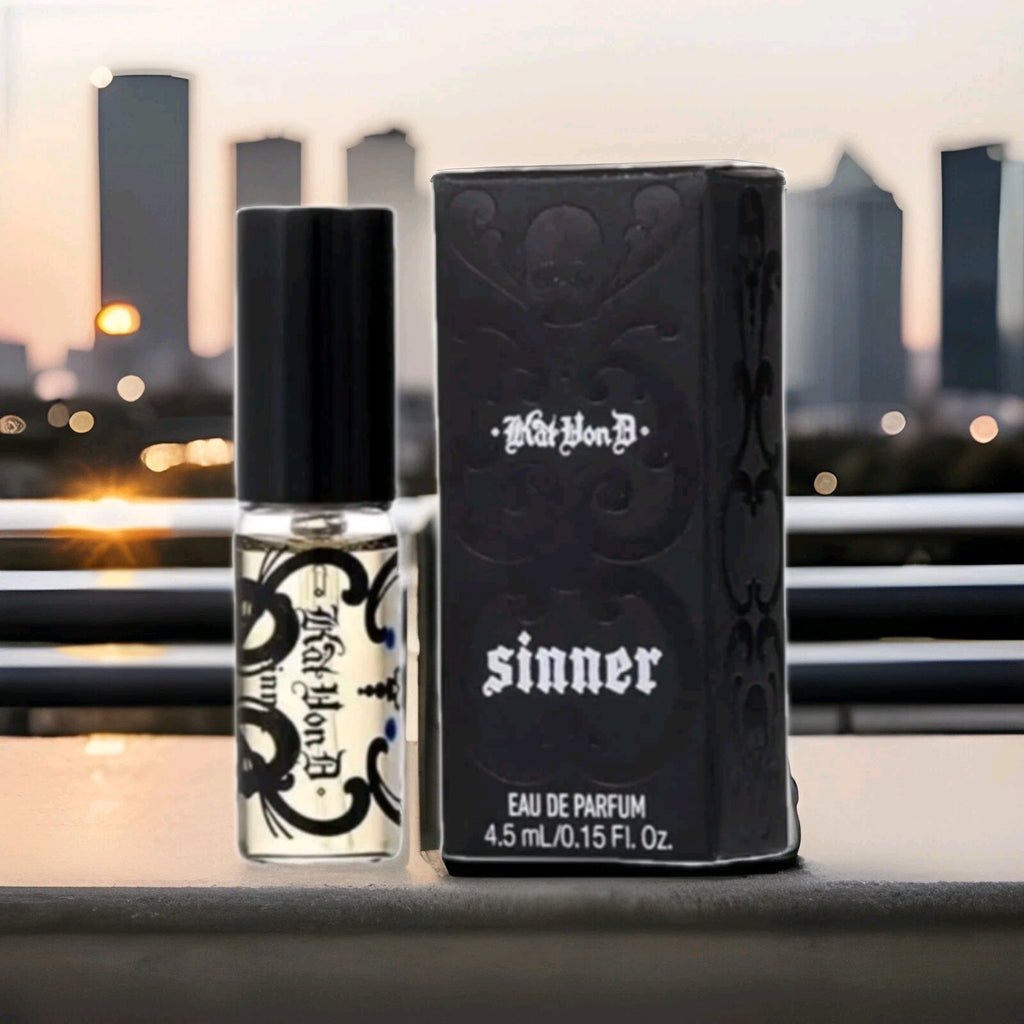 KAT VON D SINNER Perfume EAU DE PARFUM SPRAY KVD EDP Vegan Mini 4.5ml .15oz 0