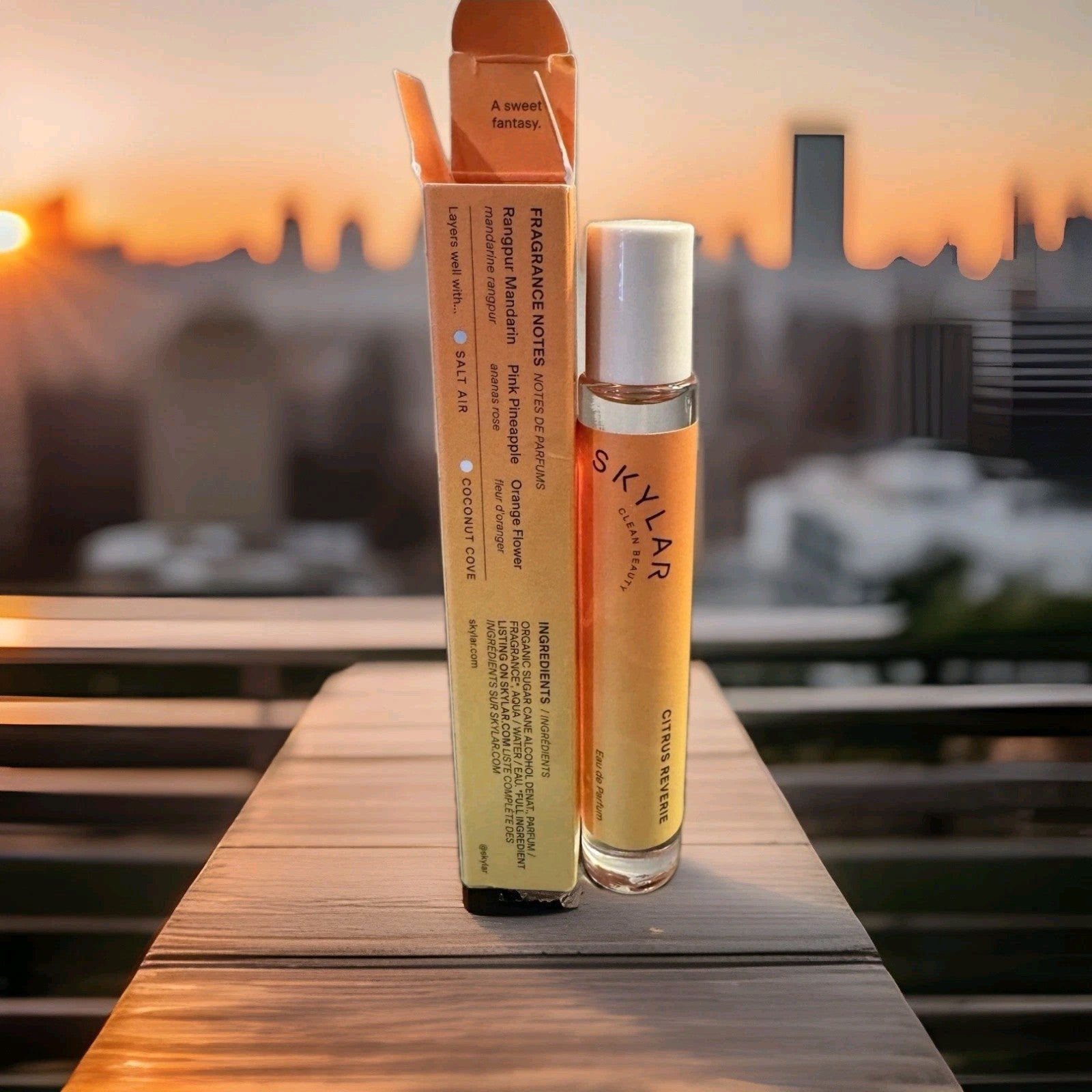 Skylar Citrus Reverie Roller Ball 10 ml .3 oz Travel Size NIB1