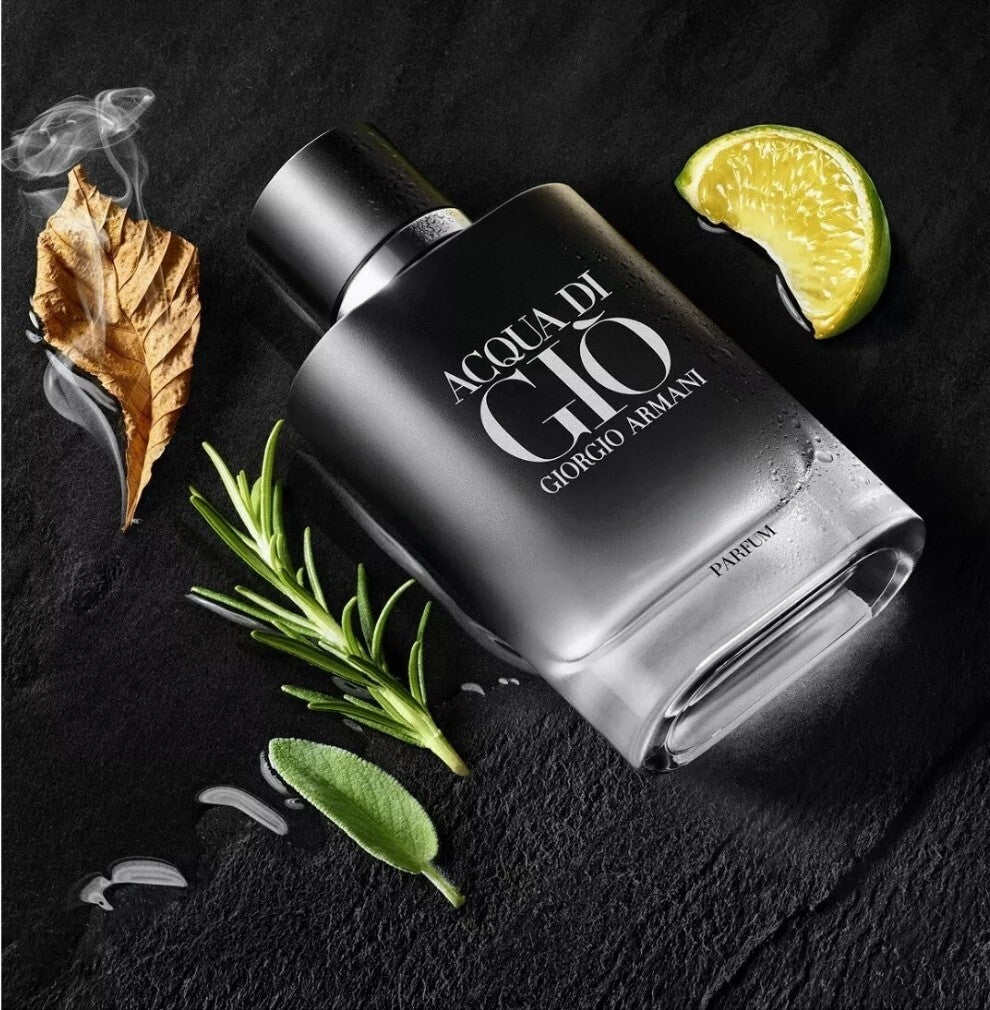 Acqua Di Gio Perfum Spray 3.4oz / 100 ml and 0.5 oz / 15 ml Parfum Travel Set2