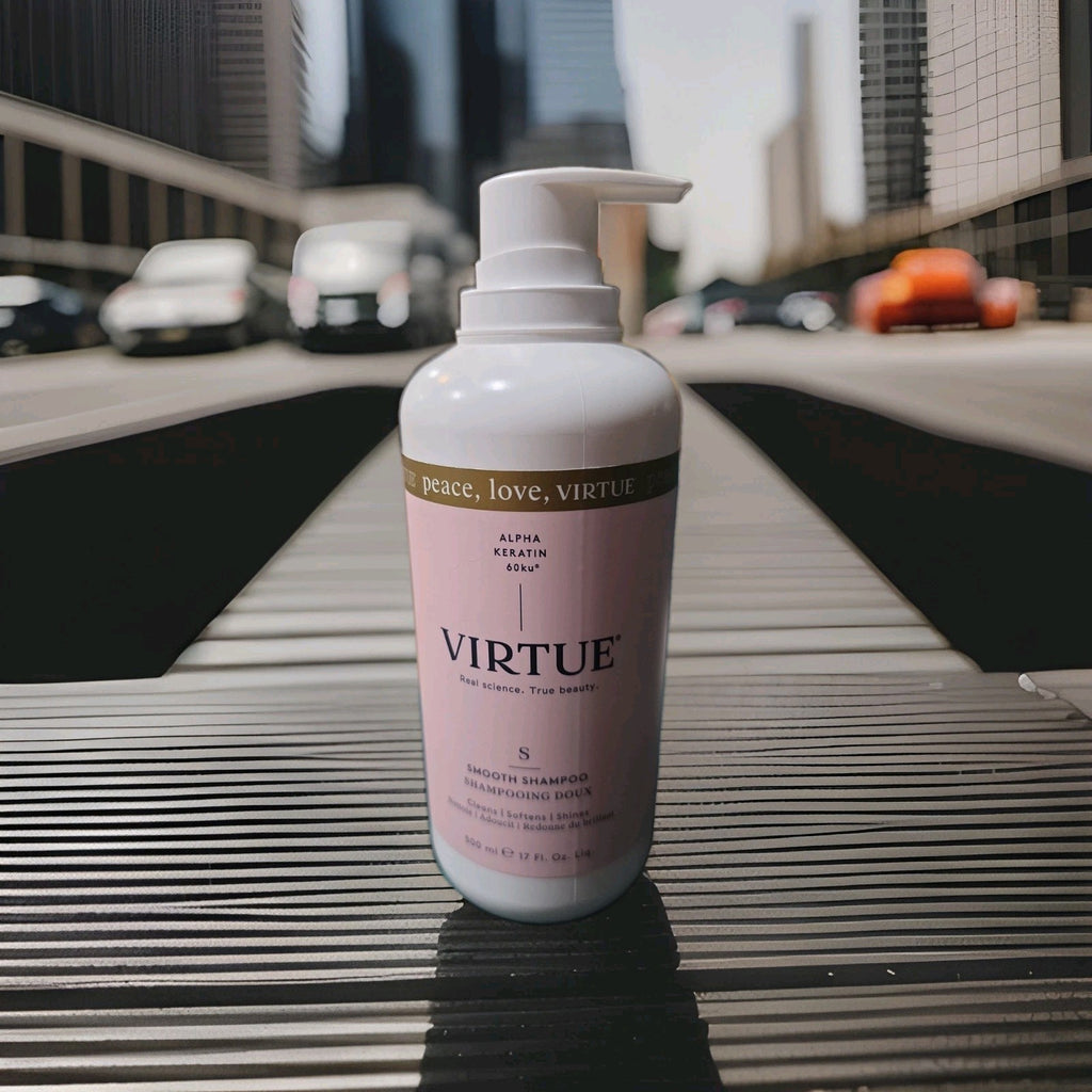 New Virtue Smooth Shampoo Cleans Softens And Shines 17oz / 500ml0