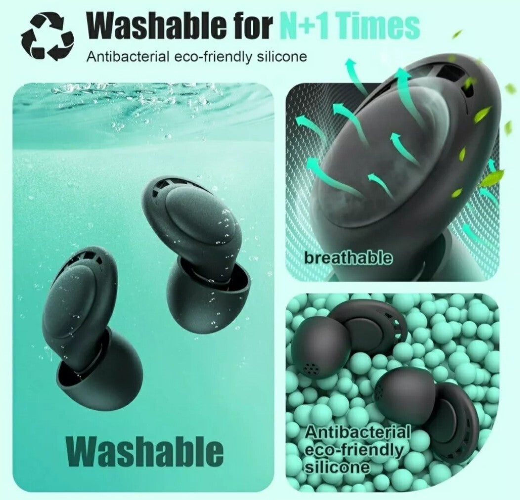 Ear Plugs for Sleeping Noise Reduction Beinkap Reusable for hearing protection5
