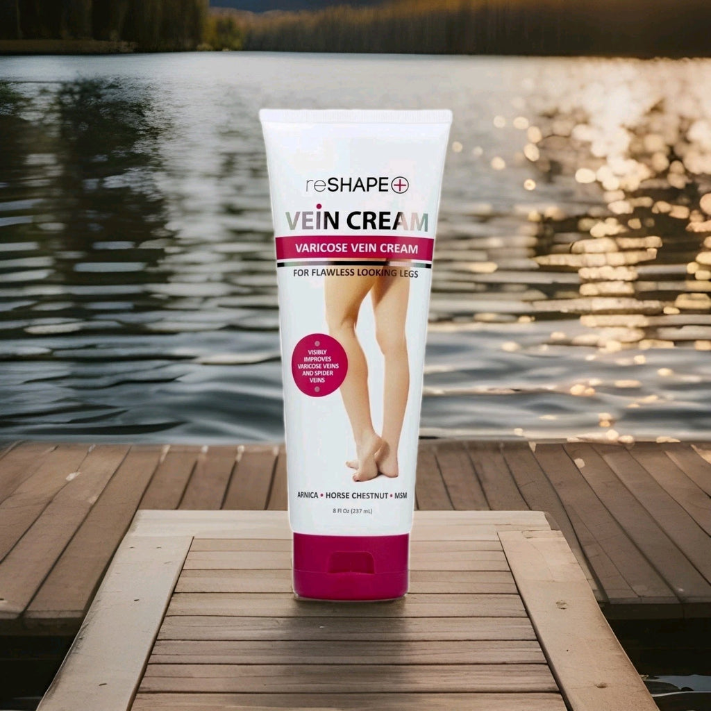 Reshape+ Varicose Vein Relief Cream W/Collagen, Arnica, Horse Chestnut - 8 Fl Oz0