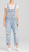 NWOT Citizens of Humanity Overalls Quincey Cropped In Wasteland Sz Sm COH 0