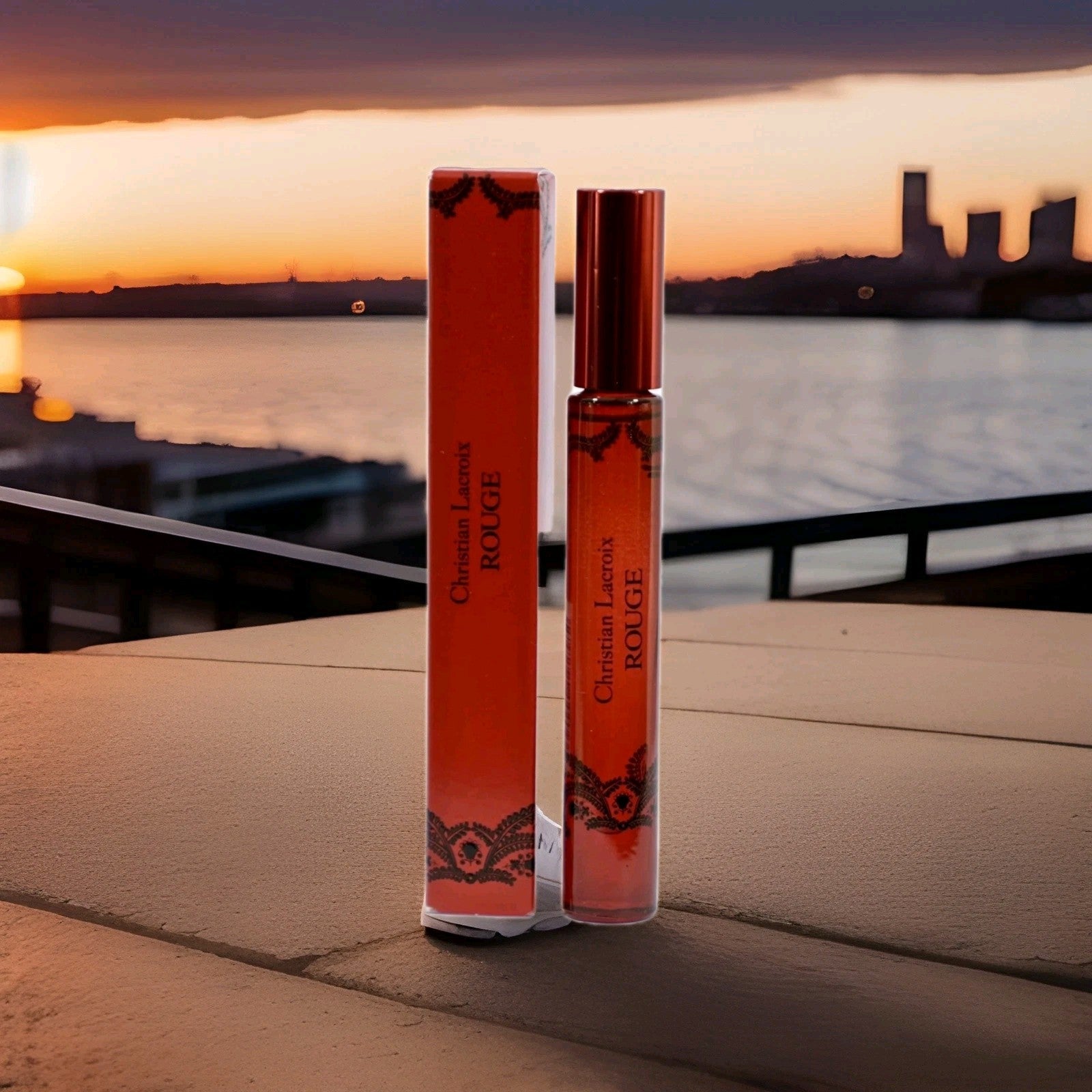 Christian Lacroix Rouge Women’s Perfume Vintage Avon Designer Travel Rollerball 0