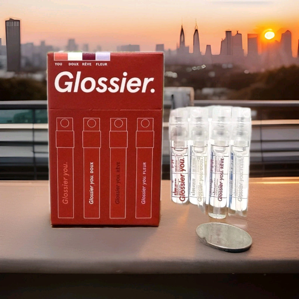 Glossier You Perfume Discovery Spray SAMPLE Set 4 x 0.5 oz/ 1.5mL NEW Holiday0