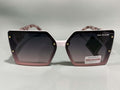New Original TRUE RELIGION Square Sunglasses Mirrored White TR TR57233 NWT 90's0