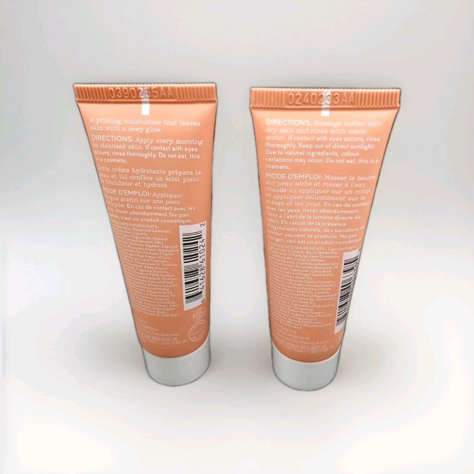 2 × Elemis Superfood Glow Cleansing Butter 20mL Ea. Travel Set Lot1