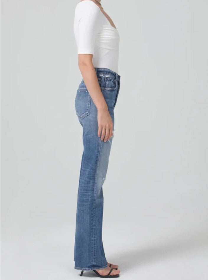 NWT Citizens of Humanity Libby High Rise Bootcut Jeans Arthouse Size 27 COH Mom1
