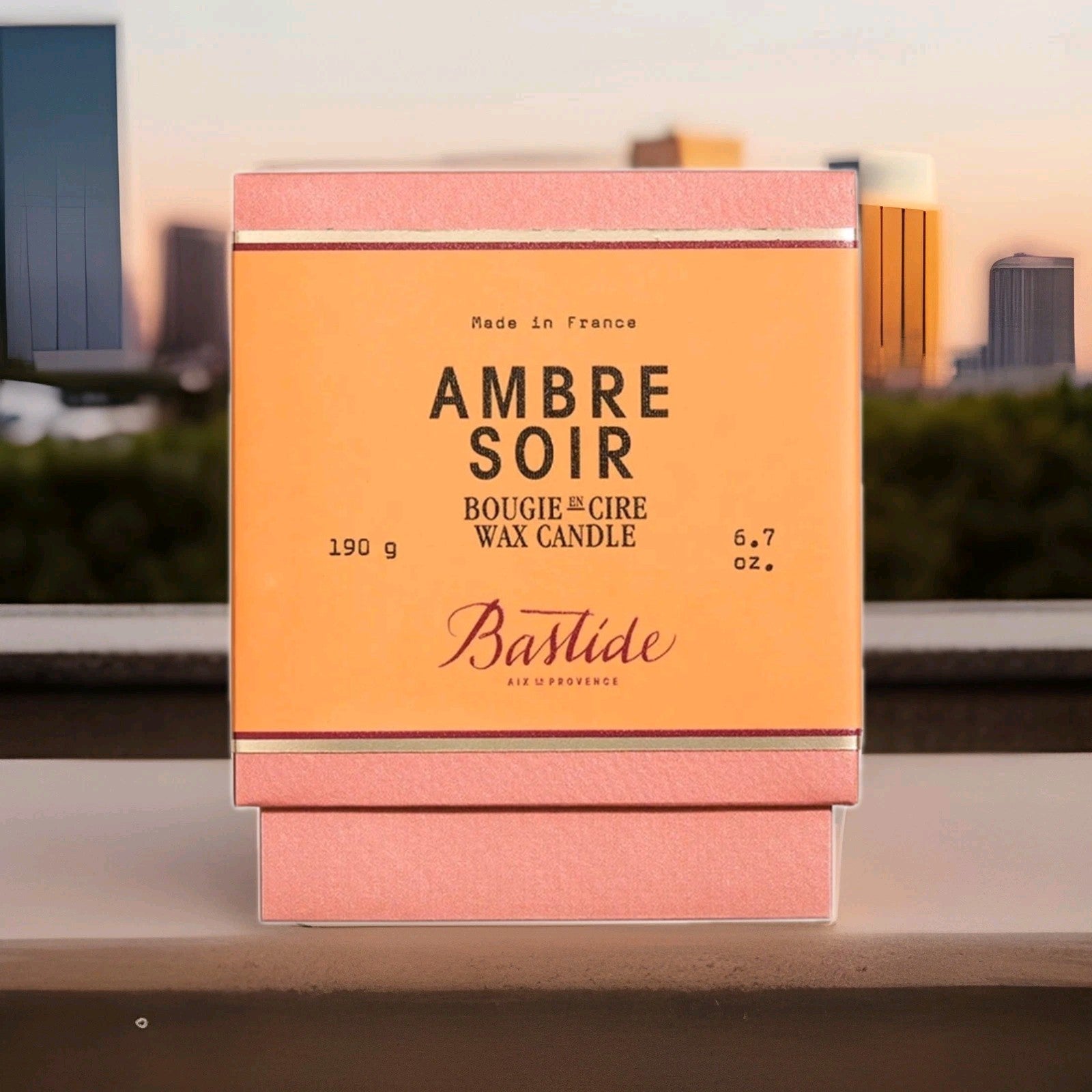 Anthropologie Bastide Ambre Soir Scented Candle 6.7 oz Boxed Gift  France 0