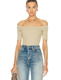 NWT Citizens of Humanity Rey Off The Shoulder Sz Sm 9257-3004 COH Anthropologie 0