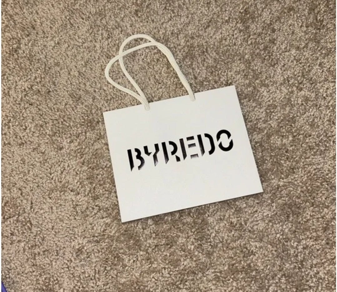10 X BYREDO White Heavy-Duty Paper Shopping Gift Bag 6 x 5 x 33