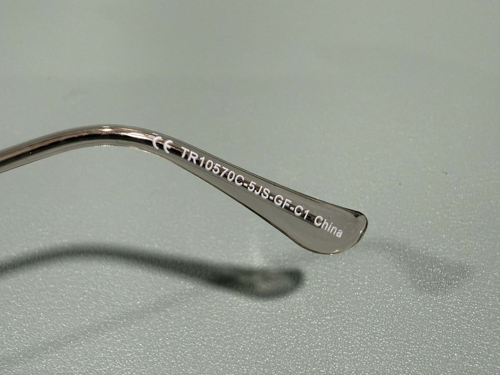 New Original TRUE RELIGION Sunglasses Tinted / Silver Aviator Horseshoe TR10570C4