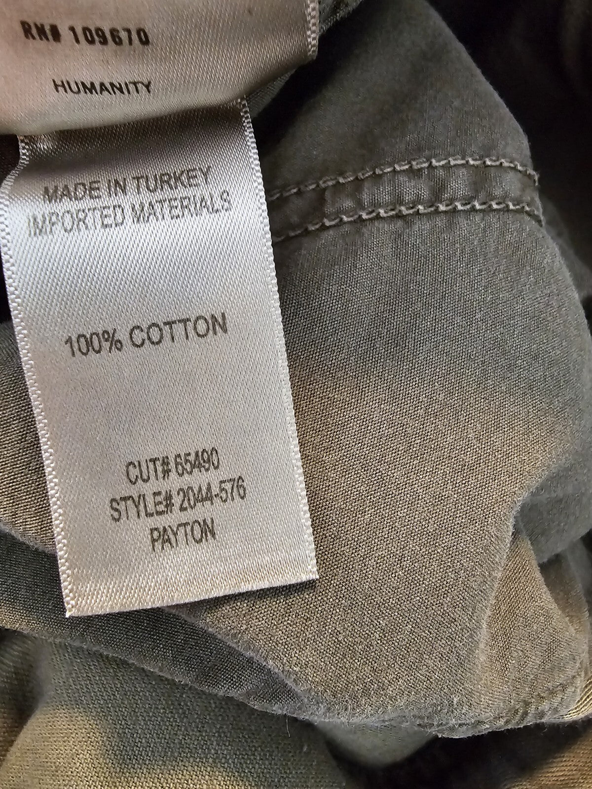 Citizens of Humanity Payton Utility Trouser In Tea Leaf ( Army Green) Sz 32 NWOT5