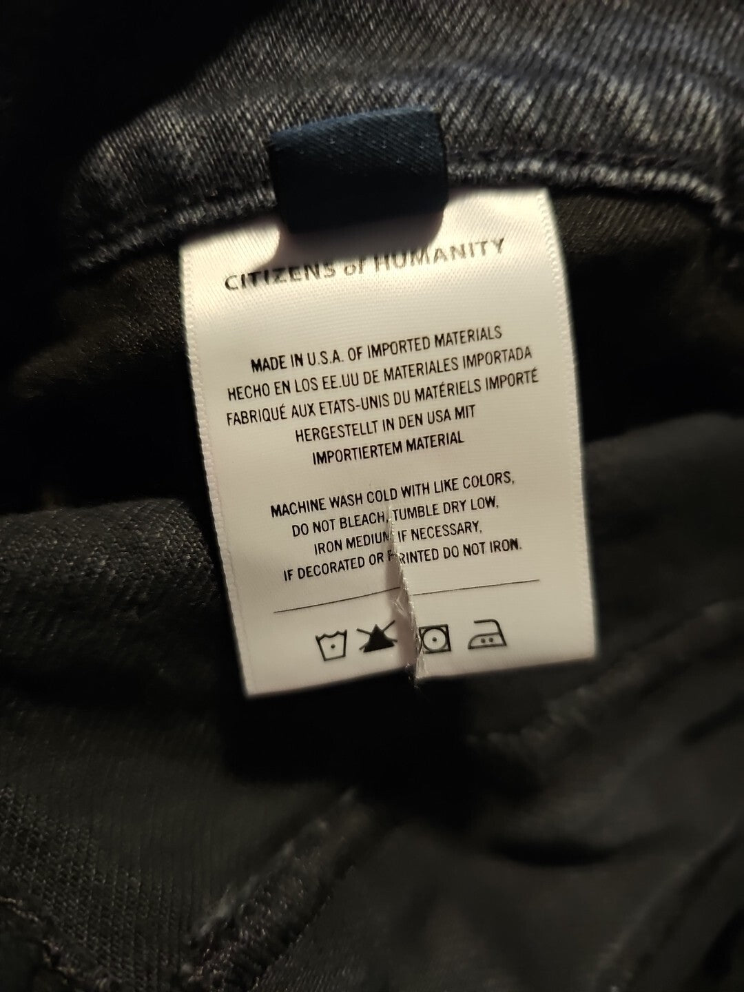 NWOT Citizens of Humanity Calista Curve Jeans Sz 32 Secrets ( Black) Barrel 2