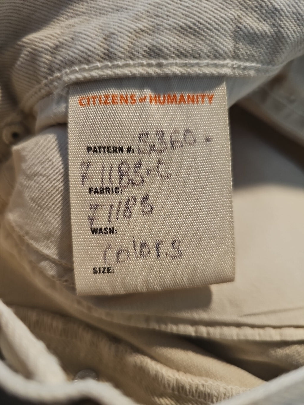 NWOT Citizens of Humanity Annabelle Exposed Fly Cutoff Shorts Sz 27 Tan Colors4