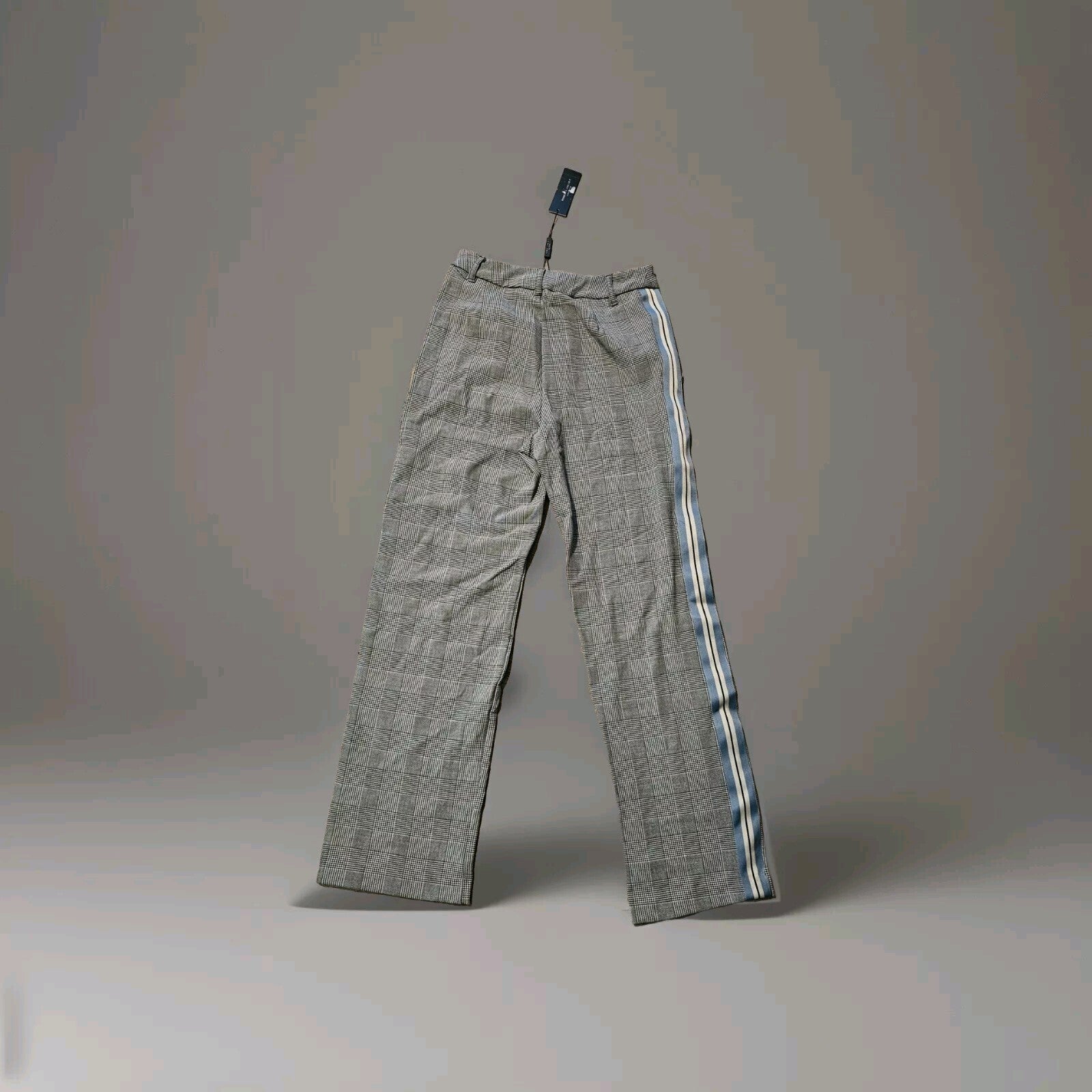 Romeo Juliet Couture Houndstooth Pants with Racing Stripe Ladies Size Small NWT1