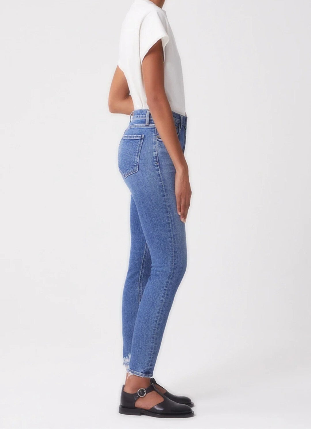$198 NWT AGOLDE Nico High Rise Slim Fit Jeans Sz 27 Betray A093E-1256 3