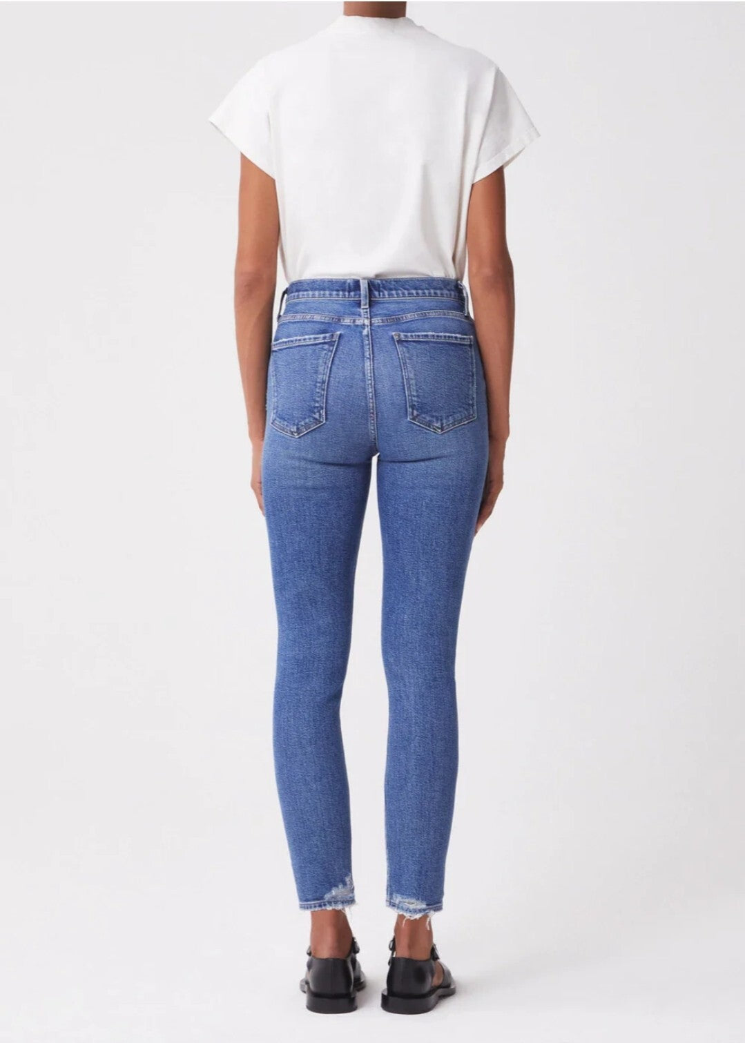 $198 NWT AGOLDE Nico High Rise Slim Fit Jeans Sz 27 Betray A093E-1256 2
