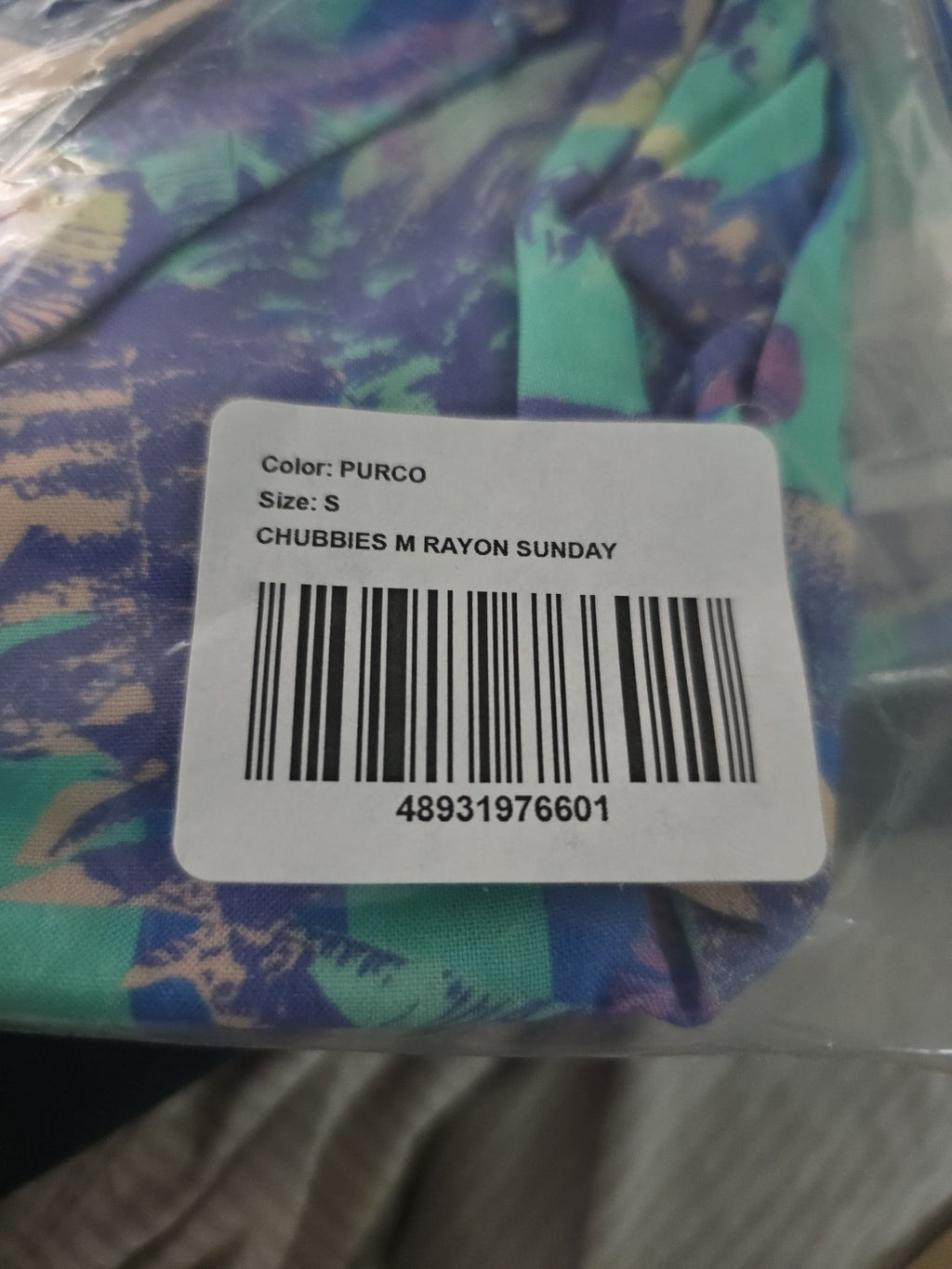 NWT Chubbies The Sunday Linner Rayon  Shirt Size Small Retro Inspired S 1