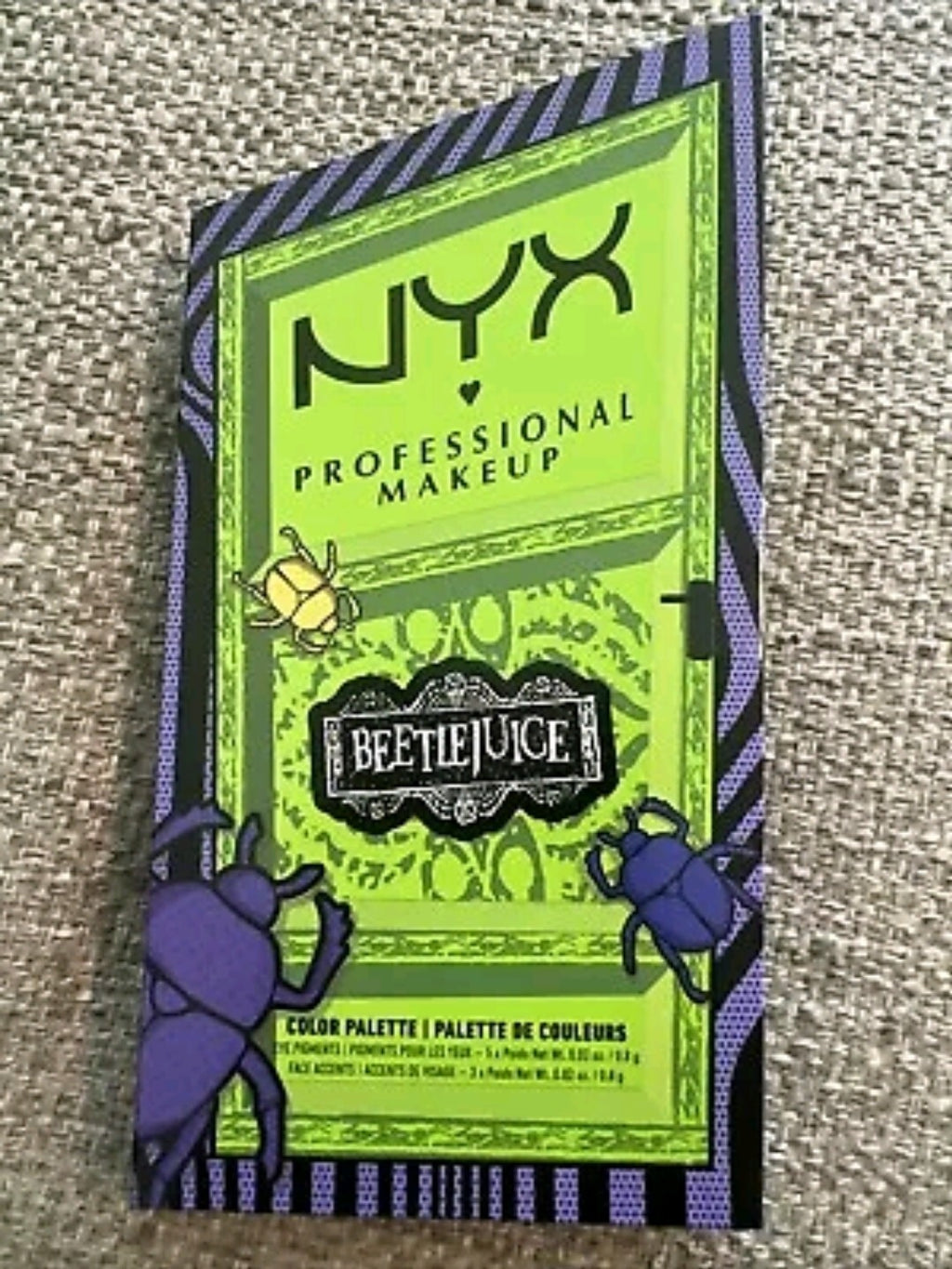 NYX BEETLEJUICE COLOR FOR THE RECENTLY DECEASED 8-PAN COLOR PALETTE New Sealed1