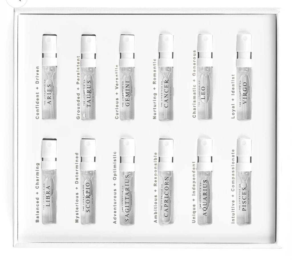 The Lifestyle Co. Astro Collection Discovery Set - 12 Astrology Fragrance 1