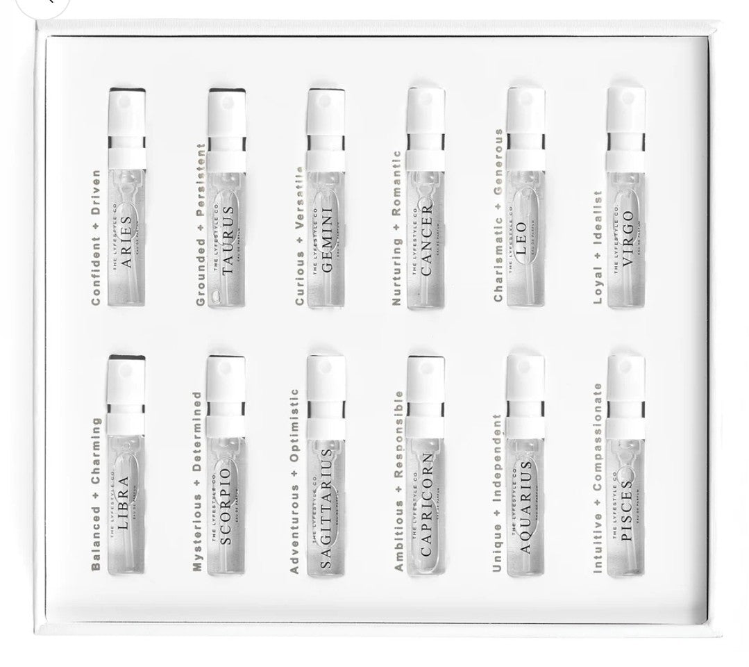 The Lifestyle Co. Astro Collection Discovery Set - 12 Astrology Fragrance 1