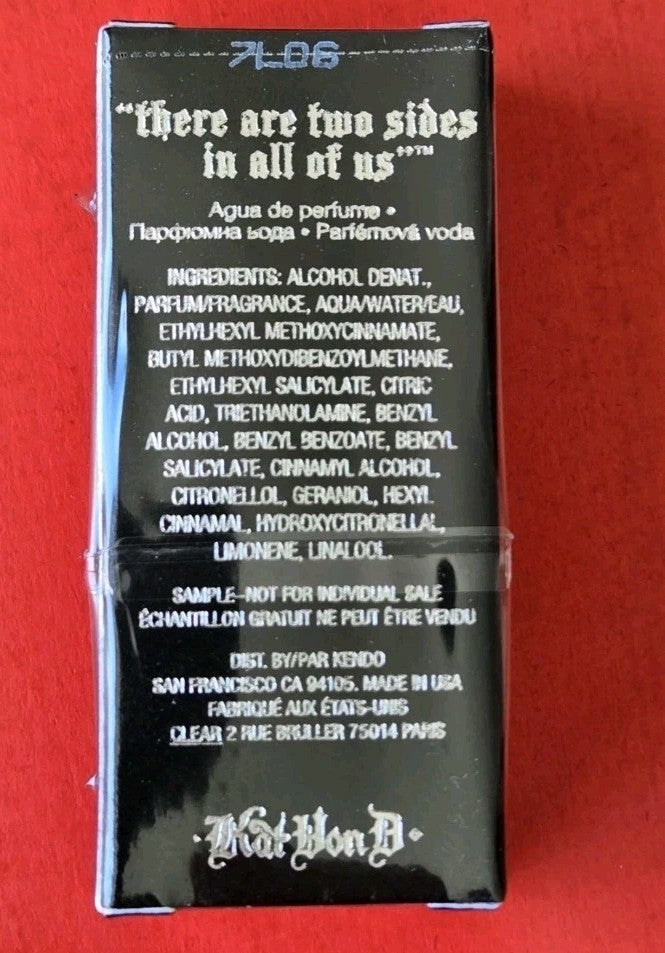 Kat Von D Sinner KVD Eau De Parfum 4.5 ml / 0.15 oz DISCONTINUED Perfume Sealed1