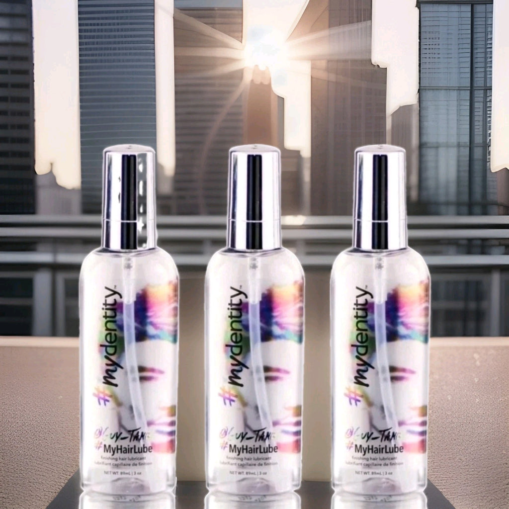 3 PK GUY TANG #MYDENTITY #MYHAIRLUBE  FINISHING HAIR LUBRICANT 3 oz each0