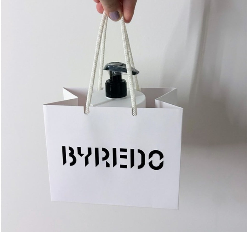 10 X BYREDO White Heavy-Duty Paper Shopping Gift Bag 6 x 5 x 34