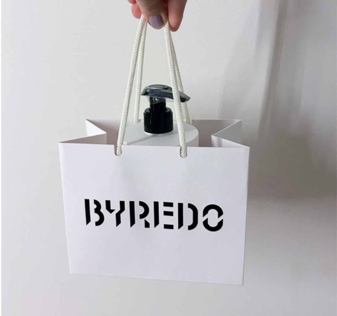 10 X BYREDO White Heavy-Duty Paper Shopping Gift Bag 6 x 5 x 34