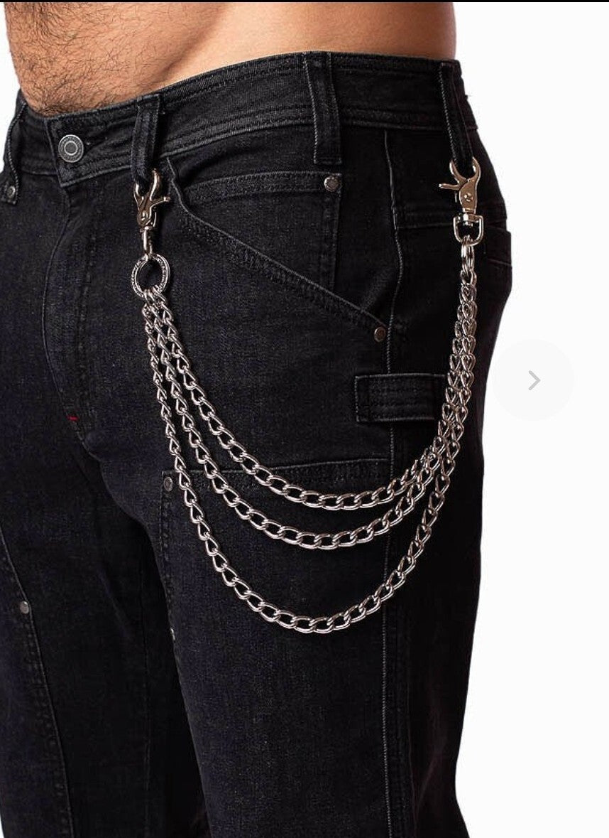 NWT Nasty Pig Trade Chain Gay Intrest  Complete The Look Silver 0