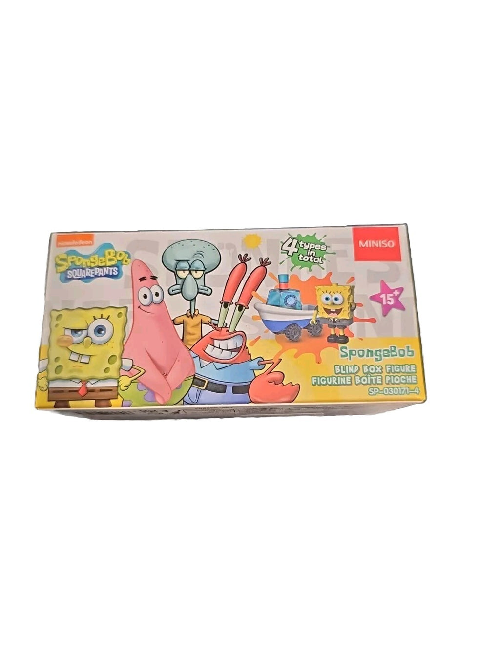 New Miniso Figure Model Blind Box SpongeBob SquarePants Series 4 Possible Option0