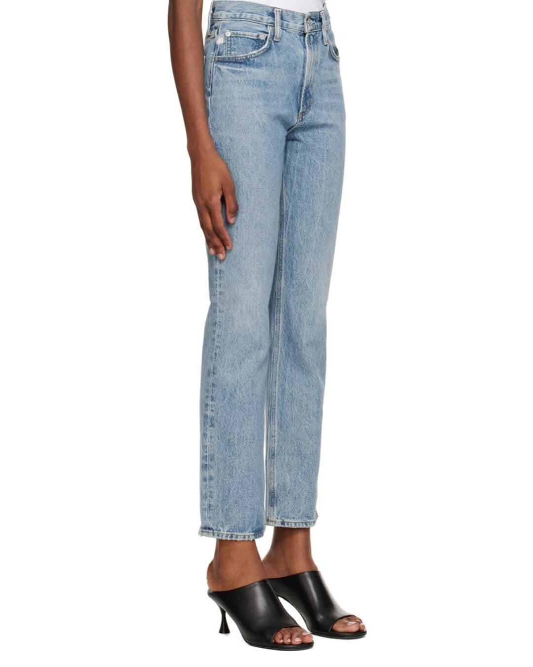 NWT Agolde Low Rise Boot Jeans In Parody Sz 27 A9098-1206 Mom Denim 90s 90's 1