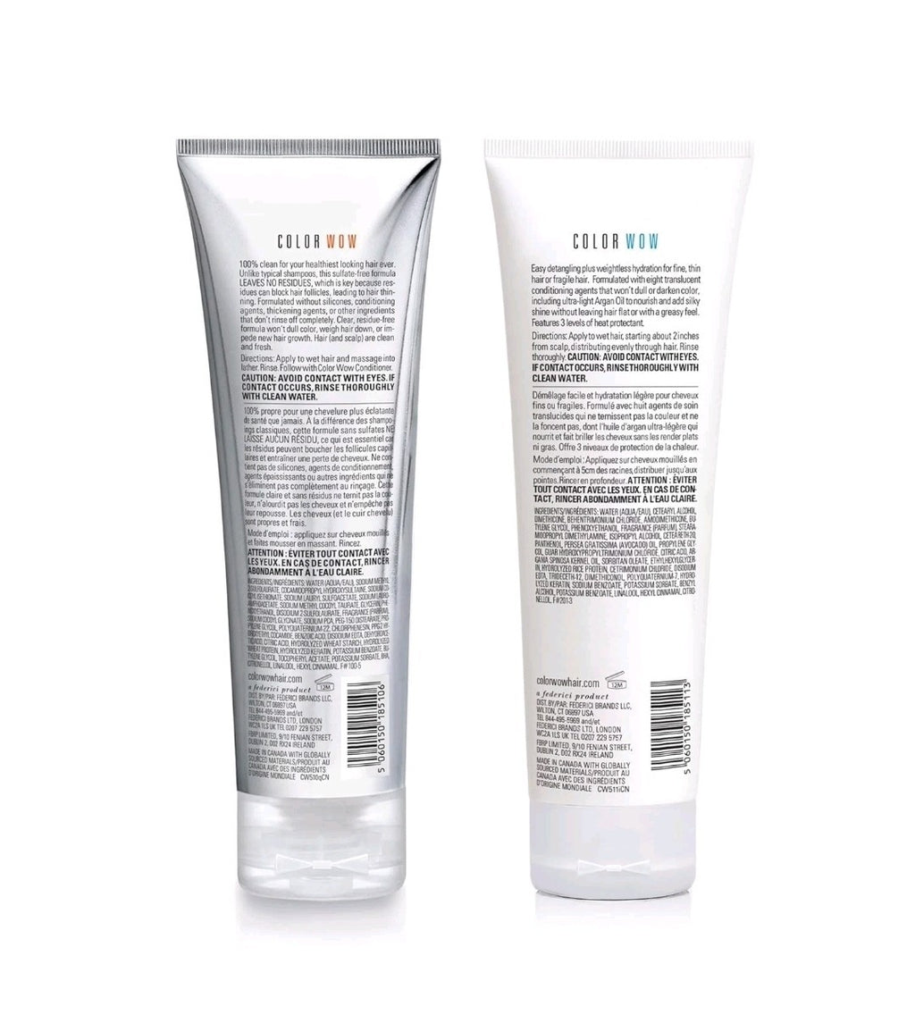 COLOR WOW Color Security Shampoo Conditioner Duo 8.4 oz NEW NO BOX1
