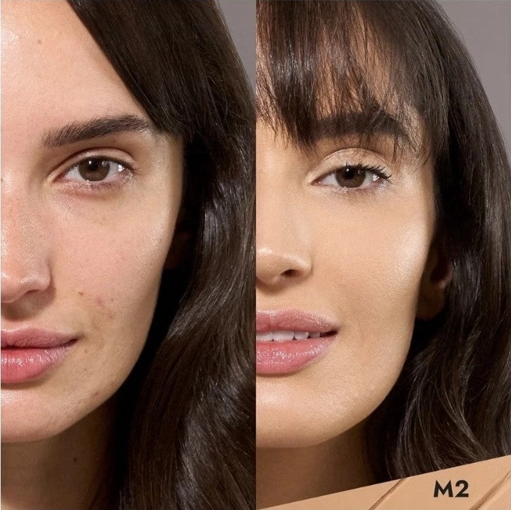 Lot Of 2 COVER FX Total Cover Cream Foundation M2 Full Coverage Matte  0.5 oz2