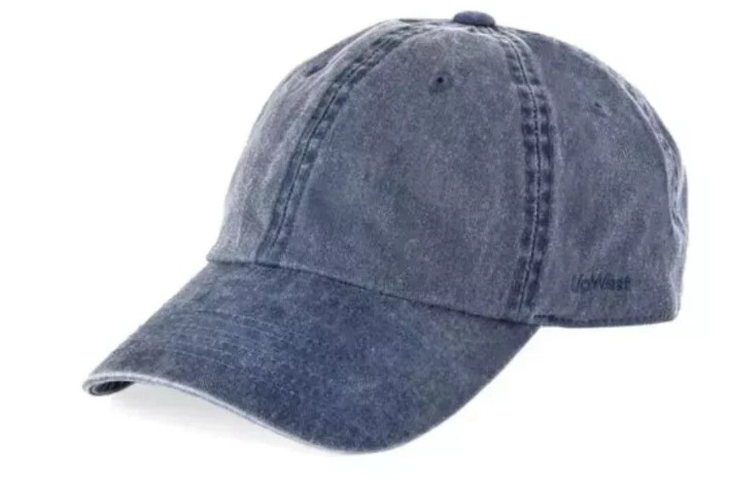 UpWest Men's Denim Washed Cap Baseball Hat NEW With Tags One Size Casual Fashion0