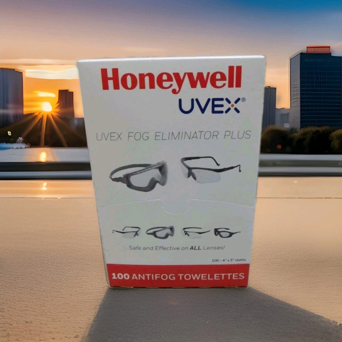 Uvex By Honeywell Anti Fog Cleaning Wipes Individually Wrapped 100 Pack0