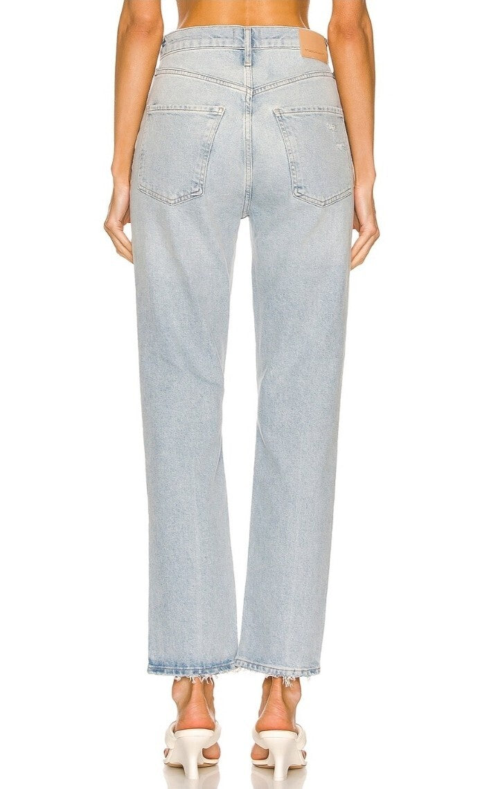 NWT CITIZENS OF HUMANITY Sabine High Rise Straight Leg Jeans Denim sz 27 GOOP2