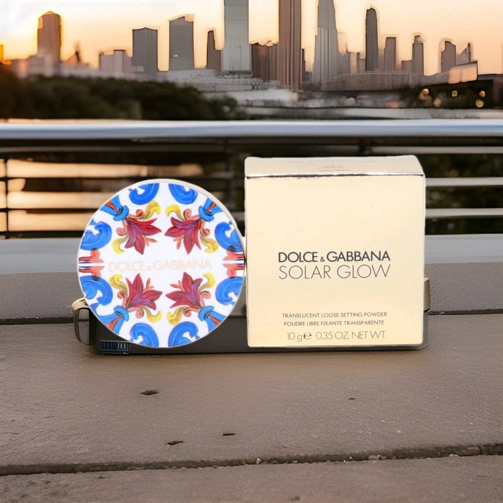 DOLCE & GABBANA SOLAR GLOW #1 CRYSTAL 10g .35oz TRANSLUCENT LOOSE SETTING POWDER0