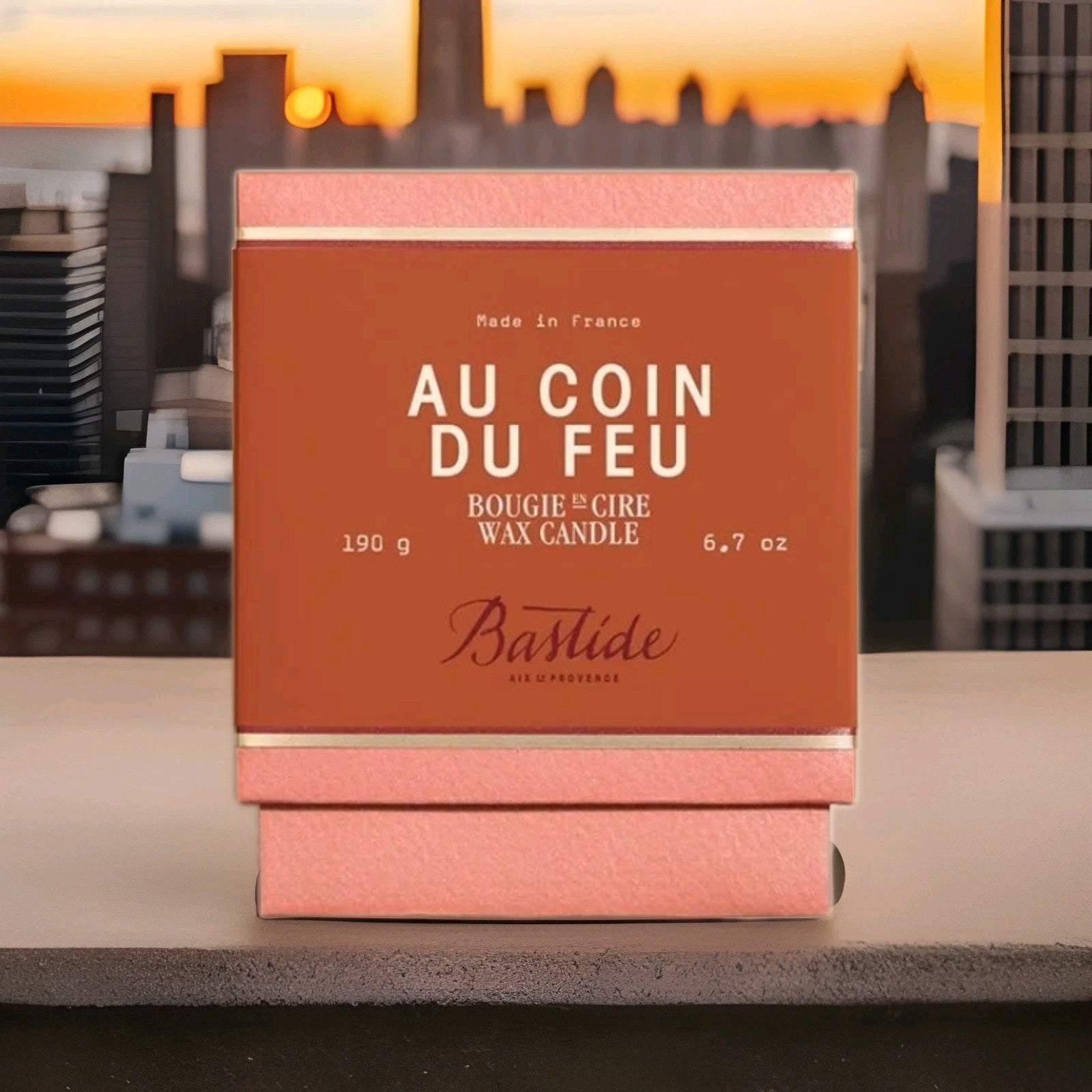 Anthropologie Bastide Au Coin Du Feu Scented Candle 6.7 oz Boxed Gift  France 0